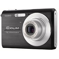 Casio EXILIM EX-Z75 Digitalkamera (7 Megapixel, 3-fach opt. Zoom, 6,6 cm (2,6 Zoll) Display) schwarz