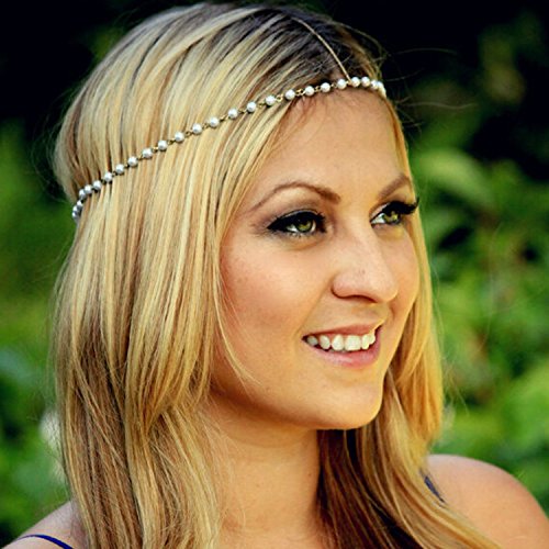 Aukmla Headbands for Women, Head Chain for Casual & Party & Evening