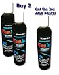 Psoriatrax Coal Tar Shampoo - 25% Coal Tar Solution 8oz (Equivalent to 5% Coal Tar) - Buy 2 get 1 Half Price (Bundle of 3 bottles) - 5 to 10 Stronger than Other Brands