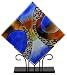 High temperature fused glass platter (60008)