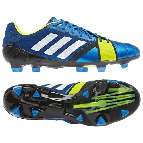 adidas Mens Nitrocharge 1.0 TRX FG Soccer Cleats, 11.0, Blue/White/Electricity On Sale