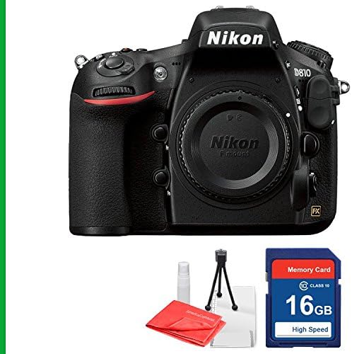 Nikon D810 Body Only with 16GB SDHC Class 10 Memory Card - International Version