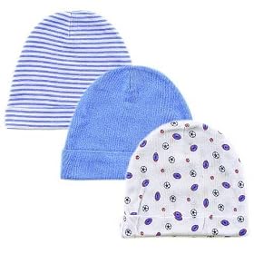 Luvable Friends 3-Pack Infant Caps