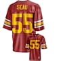 Nike USC Trojans #55 Junior Seau Cardinal Field General Throwback Jersey