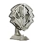 Fanimation OF6320SN Fitzgerald Table top/ Wall Mounted Fan, Satin Nickel Finish, 3 Blades