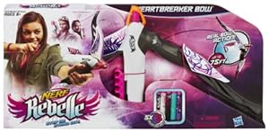 Nerf Rebelle - Arco Rompecorazones, Arma de juguete (Hasbro A6130E27)