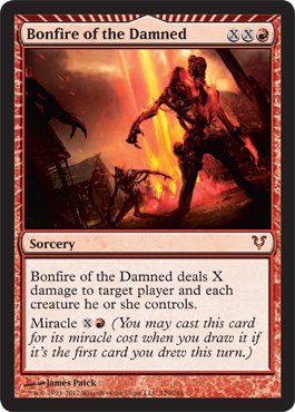Magic: the Gathering - Bonfire of the Damned (129) - Avacyn Restored On Sale