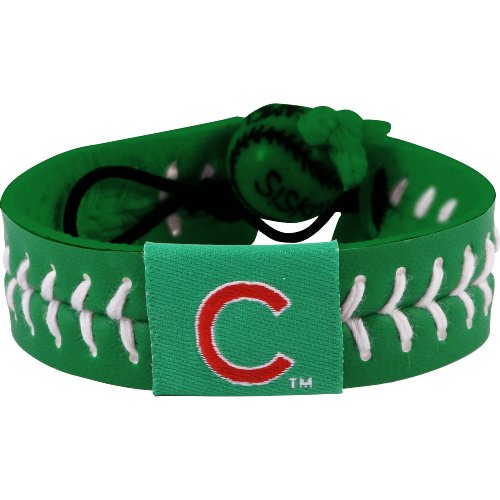 MLB Chicago Cubs St. Patrick's Day Baseball Bracelet