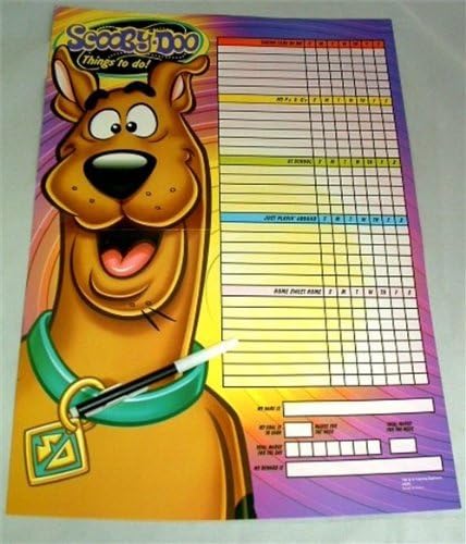 Scooby-Doo To Do Wall Chart by Jack Levy