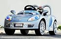 SILVER RIDE ON ASTON MARTIN STYLE CAR W/ REMOTE