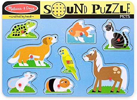 MELISSA & DOUG PETS SOUND PUZZLE (Set of 3)