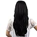 Kamo 22 Inch Black Charming Long Wavy Hair Wig + Wig Cap