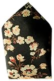 Floral Night Silk Handkerchief