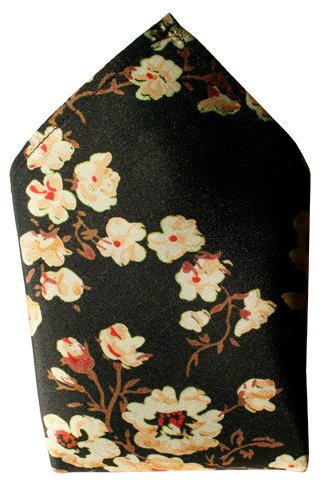 Purchase Floral Night Silk Handkerchief