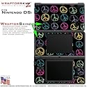 Nintendo DSi Skin Kearas Peace Signs on Black WraptorSkinz Skins (DSi NOT INCLUDED)