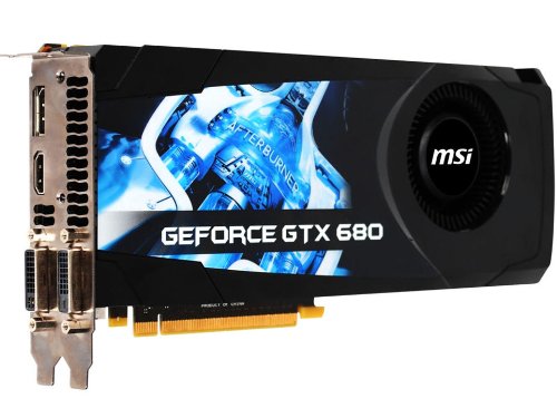 MSI NVIDIA GeForce GTX 680 2GB GDDR5 2DVI/HDMI/DisplayPort PCI-Express Video Card (N680GTX-PM2D2GD5) On Sale