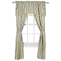 Serena Jacquered 5-pc. Window Set - Blue