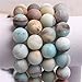 14mm Round Gemstone Frost Mixed Amazonite Beads Strand 15 Inch Jewelry Making Beads