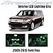 XtremeVision Ford Flex 2009-2015 (8 Pieces) Green Premium Interior LED Kit Package + Installation Tool