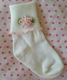 Baby Socks ~ Pink Roses