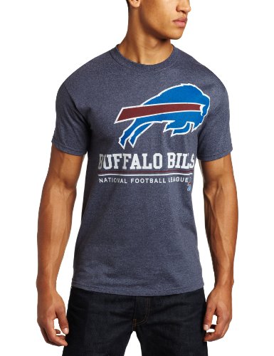 NFL Men's Buffalo Bills Submariner Short Sleeve T-Shirt (Athletic Navy Heather, Medium)