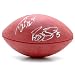 Reggie Bush and Drew Brees Dual Autographed Pro Football