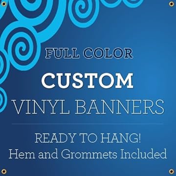 Custom Full Color Vinyl Banners With Grommets Custom Vinyl Banner