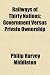 Railways of Thirty Nations; Government Versus Private Ownership