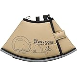 Comfy Cone PetE-Collar, Small, Tan