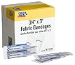 First Aid Only 3/4" X 3" Fabric Bandages, 100-Count Boxes (Pack of 3)