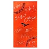 Forever Collectibles MLB Baltimore Orioles 30X60 Printed Signature Ball Towel