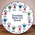 Personalized Grandkids Make Life Special Platter