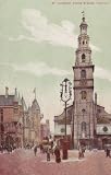 6" x 4" Birthday Greetings Card English Church London St Clement Danes Church LD135