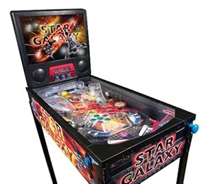 Mightymast Star Galaxy Professional Pinball Machine - Black
