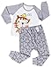 UniFriend Premium 100% COTTON Baby and Little Girls' 2 Piece Cotton Pajama 6M~8Y