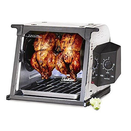 Ronco ST3001SSGEN Showtime Compact Rotisserie and Barbeque Oven
