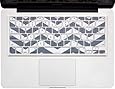 Kuzy - Gray Chevron Zig-Zag Keyboard Cover for MacBook Pro 13" 15" 17" (with or w/out Retina Display) iMac and MacBook Air 13" Silicone Skin - Gray