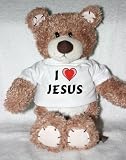 Teddy Bear with I Love Jesus t-shirt