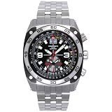 Torgoen Swiss Mens Pilot Computer Dual-Time Zone Watch #T07201 by Torgoen Swiss