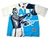 Platinum FUBU Muhammad Ali Button Down Short Sleeve Dress Shirt - White / Light Blue