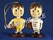 Search : 2 Los Angeles Lakers Bobbin Ornaments