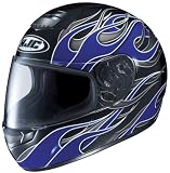 Discounts HJC CS-R1 Inferno MC-2 Full Face Motorcycle Helmet Black/Blue/White Medium M 196-923