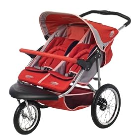 InStep Safari Swivel Double Jogging Stroller