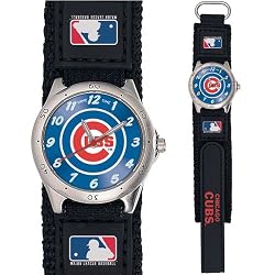 Chicago Cubs Future Star Youth Watch by Game Time(tm) - Black Adjustable