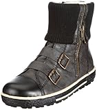 Rieker Z8754-02, Damen Boots, Grau (schwarz/graphit/schwarz 02), EU 37