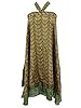 Bohemian Beach Wraps Skirt Dress Two Layer Long Reversible Silk Sari Skirts