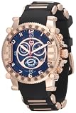 Brillier Men's 02.3.3.1.11.04 Grand Master Tourer Signature Rose-Tone Black Rubber Watch
