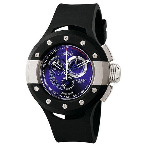 Invicta Men's 6487 S1 Collection Chronograph Black Rubber Watch