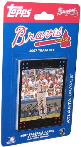 Topps Atlanta Braves 2007 Baseball Card Team Set