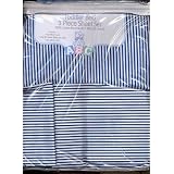 Toddler Bed Sheet Set - Chambray Stripe by American Baby Company